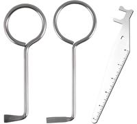 2 Ensembles D'Outils De Clé,1 Outils À Barres,Outils D'Ouverture À Verrouillage Polyvalent,Outils De Panneaux De Porte Portables,Livraisons De Lutte Contre Les Incendies.