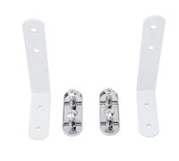 2 Ensembles Équerre D’angle en Acier pour Fixation | Conception en L à 90 Degrés, Installation Facile, Maintien Sécurisé pour Cloisons de Bureau et Espace D’étude