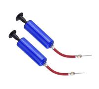 2 Ensembles Gonfleur de Basket-Ball Portable à Double Action | Kit de Deux Pièces, Plastique Léger, Fixation de Tuyau, Usage Sûr pour Ballon et Volley