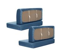 [2 Ensembles] Housses De Coussin De Dinette RV, Housses De Canapé En Velours Extensible, Housses De Coussin De Camping-car Élastiques, Housse De Causeuse For Banc De Voiture De Camping-car(Color:Mist