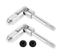 2 Ensembles Joint de Cric Hydraulique 16x140mm en Acier | Cardan Double Pompe, Joint à Bille et Décharge Intégrée, Usage Atelier pour Vérins de Sol et Remorque