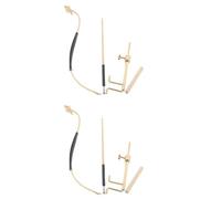 2 Ensembles Kit 4-en-1 D’outils de Pose D’âme pour Violon, Réglage | Bois, Plastique et Métal, Jauge, Poseur Puis Récupérateur, Format Portable pour Luthiers et Réparateurs en Intervention