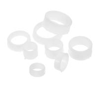 2 Ensembles Kit D’adaptation, en Plastique Blanc | Bagues Réductrices pour Roue de Broyage, Changements Rapides, Vibrations Réduites, Atelier et Affûtage