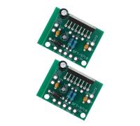 2 Ensembles Kit D'amplificateur Audio Tda7297 12 V DC 2x15w | Plastique, Faible Bruit et Son Clair, pour Cd, Cartes Son Pc, Dortoirs et Écoute Personnelle