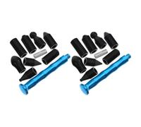 2 Ensembles Kit de Réparation, Outils de Carrosserie | Têtes Interchangeables, Caps et Marteau, Alliage D'aluminium et Nylon, pour Petites Bosses sur Panneaux