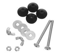 2 Ensembles Kit de Vis pour Siège de Toilette M6 | Joint en Caoutchouc, Fixation de Réservoir, Usage Compatible avec Toilettes