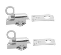 2 Ensembles Loquet de Porte à Ressort Auto-fermable