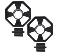 2 Ensembles Mandrin de Ruban Adhésif Rotatif 25mm en Plastique | Pièce de Rechange pour Ruban Cellophane et Washi, Alignement Précis, Limite les Pertes