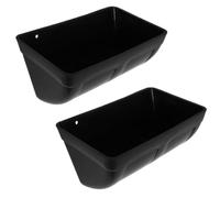2 Ensembles Mangeoire Automatique pour Poulets, Conteneur d'alimentation | PP, Nettoyage Facile, Double Usage pour Eau ou Aliment, Poulailler, Poussinière, Oiseaux