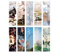 2 Ensembles Marque-pages Cerises en Papier, Lot de Sets