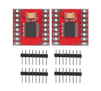 2 Ensembles Motor Drive Module-double Pilote Carte Contrôleur H Pont pour DC et Moteur Pas à Pas avec contre les SurintensitéTB6612FNG H Pont 21x21mm/0.83x0.83in