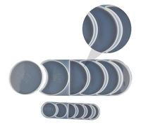 2 Ensembles Moule Eclipse en Silicone Blanc pour Bricolage