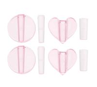 2 ensembles Moules en Relief ABS, Gabarits Courbes réutilisables | Grooves Intégrées, Meilleure Adaptation sur Ongles et Pointes, Usage à Domicile École, pour Apprentissage