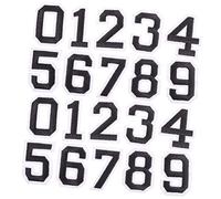 2 Ensembles Of Self Adhesive Number Stickers pour T Shirt Décalques Numériques pour Vêtements de Football pour Réparation Décoration Diy