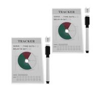 2 Ensembles Outil de Suivi de Rotation Portable | Surface Réinscriptible, Anneau Extérieur Mobile, pour Sessions D’entraînement et Tournois, Gestion des Morts