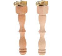2 Ensembles Pied de Support pour Point de Croix en Bois