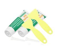 2 Ensembles Pommade Réparation Murale Blanche Grattoir, Lot de | Murs Écaillés et Fissures, Usage Maison ou Extérieur, Plastique et Pâte, Rapide