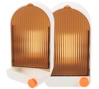 2 Ensembles Porte-savonnette Mural PP, Installation Simple