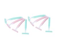 2 Ensembles Rasoir À Double Lame De Verts Épilateur Pour Aisselles Et Corps Design Ergonomique Et Sécurisé 4 Pièces * 2