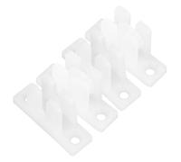 2 Ensembles Roulettes de Porte Moustiquaire Kit de Réparation | Roue de Guidage Relevée, Clips Supérieurs Précis, Deux Ensembles, Blanc, pour Fenêtre et Porte Coulissante