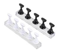 2 Ensembles Support D’entraînement, Base Magnétique | Deux Pièces, Maintien Stable pour Essais de Couleur, Usage à Domicile Poste de Manucure