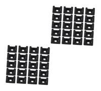 2 Ensembles Support De Fixation De Câble De Supports De Type Saddle Pour Organisation De Câbles Fixation Durable Et Pratique Pour Bureau Et Électroniques 100 Pièces * 2