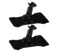 2 Ensembles Support de Rétroviseur de Voiture ABS PVC, Caméra | Stabilité sur Bosses, des Vibrations, Usage Polyvalent, pour Base et Miroirs, Noir