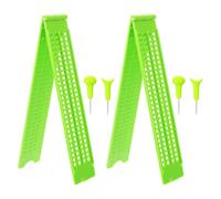 2 Ensembles Tablette Braille 4 Lignes 28 Cellules avec Stylet | Kit Pédagogique Léger, Usage en Bibliothèque et Étude de Groupe, pour Enseignants et Élèves