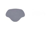 2 ensembles talon réparation subvention collant chaussures trou baskets semelles Patch tampons Anti-usure talons autocollant pour chaussures de sport(Bright gray)