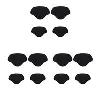 2 ensembles talon réparation subvention collant chaussures trou baskets semelles Patch tampons Anti-usure talons autocollant pour chaussures de sport(Black-12Pcs)