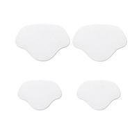 2 ensembles talon réparation subvention collant chaussures trou baskets semelles Patch tampons Anti-usure talons autocollant pour chaussures de sport(White)