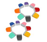 2 Ensembles Tampons de Félicitations Français, Lot de Sets | Encre Intégrée, Usage t Tests, pour Copies Notées et Bulletins, Style Minimaliste Décoratif