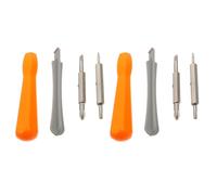 2 Ensembles Tournevis pour Sonnette Ring Double Embout T6 T15 | Acier au Chrome Vanadium, Accès Wifi et Vis Dédiées, Lot de Sets, Orange