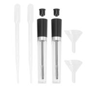 2 Ensembles Tube de Mascara Vide 8ml en Plastique Rechargeable