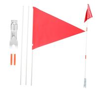 2 Ensembles Vélo de Drapeaux Portables pour Garçon Fille Facile à Installer Accessoires pour Vélo Arrière