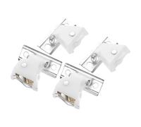 2 Ensembles Verrou de Poulie D'ombrage Blanc en Plastique | Mécanisme de Remplacement, Mouvement Fluide Effort, pour Volets Roulants et Stores, Montage DIY