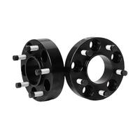 2 entretoises de Roue 20 25 30 35 40 50 mm PCD 5x114,3 CB 67,1 mm, Adaptateur 5 Trous pour Mazda, Mitsubishi, Hyundai, Kia (2 pièces 35 mm Noires)