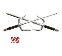 Widmann S.r.l. Épée Sai 8711S – Noir/Argent, env. 42 cm – Ninja