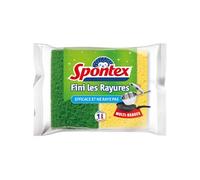 - 2 Eponges Fini les Rayures