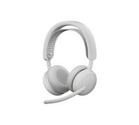 2 ES - Micro-casque - sur-oreille - Bluetooth - sans fil, filaire - Suppresseur de bruit actif - USB-C - blanc cassé - Certifié TeamSpeak