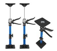 2 Étai Télescopique,Hauteur Réglable,Étai De Soutien,Pince De Porte Rotative 360°,Support À Dégagement Rapide,Maximum 40Kg*2,Étai Porte Télescopique Pour Cadres De Porte,Plafond Montage (30-59cm)