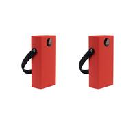2 étuis en silicone pour batterie externe ROMOSS Zeus PEA40 40000 mAh, housse de protection souple antidérapante et antichoc (rouge)