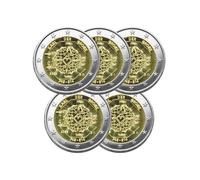 2 euros commémoratives Allemagne 2023 Charlemagne - les 5 ateliers.