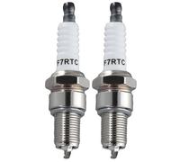 2 F7RTC Bougie d'Allumage Remplacer pour NGK 5534/BPR7ES/V-line-19, Bosch 4038/7992/WR5DP/WR5DC, Champion 818/332/RN7YC/RN2C/RN9YC, W22EPR-U, 3088, R41CXLS, Bougies Moteur Fiable pour Voiture et Moto