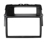 2 façades d'autoradio DIN pour Opel Vivaro pour Renault pour Trafic II pour Primastar - Cadre de montage en plastique ABS noir - Ajustement parfait - Intégration du tableau de bord
