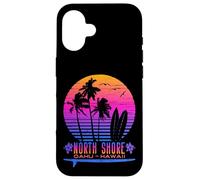 2 Faces North Shore Oahu - Style Surf hawaïen Coque pour iPhone 16