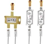 2-Fach Splitter Antenne Avec 40dB (2 X 20dB) Assis Amplificateur Numérique HD