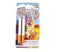 2 fausses cigarettes de théâtre avec fumée (pour adultes uniquement)
