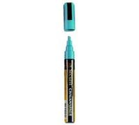 Securit Pochette de 2 marqueurs à craie liquide pointe biseautée largeur du trait 2 mm x 6 mm (Bleu) (Import Royaume Uni)