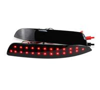 2 Feux arrière de signalisation, d'avertissement et de Brouillard compatibles avec BMW E70 X5 (2007-2010), 48 LED SMD, Feux de freinage de Pare-Chocs arrière (2 lentilles fumées, Taille 2).